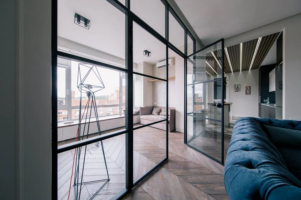 Перегородки для зонирования комнаты или квартиры